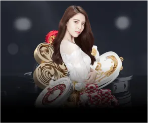 Bàn Baccarat với các lá bài và chip cược tại kbbet